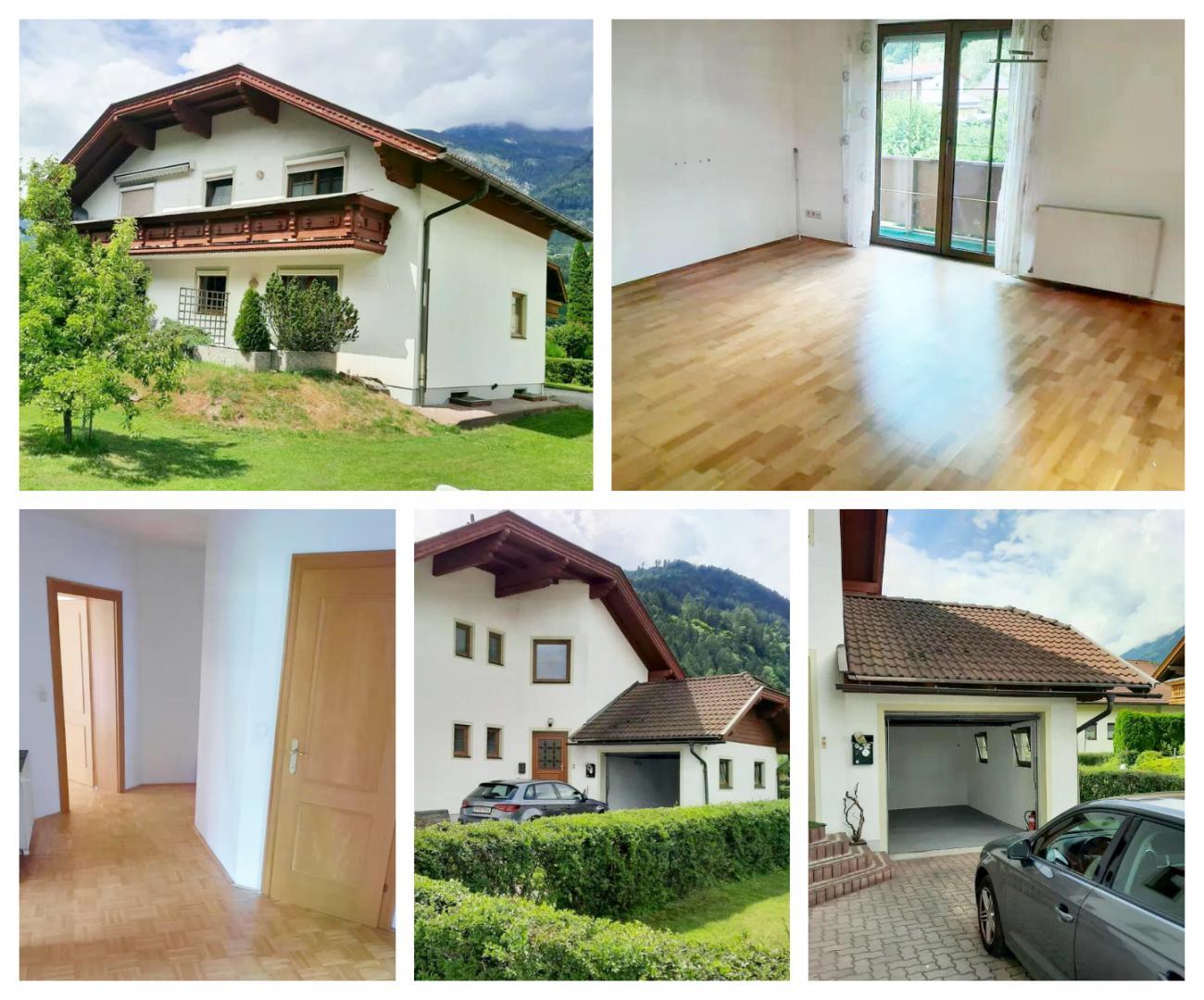 Mollbrücke – Schönes Haus (2 Wohnungen à 82 m²) mit Keller, Balkon, Terrasse, Garten, Garage und 2 Abstellplätzen - Muster