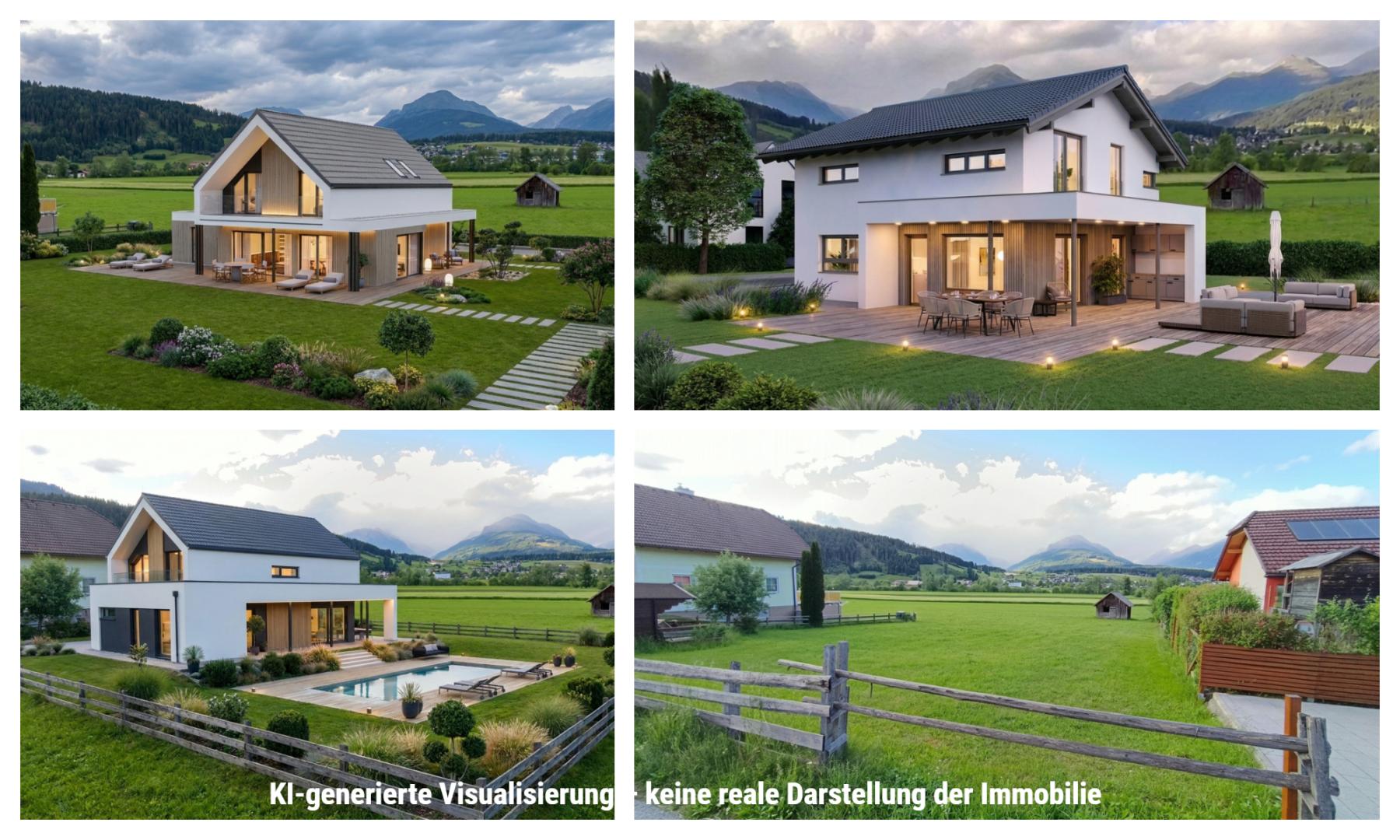 Tamsweg - Schönes Musterhaus in Holzriegelbauweise mit Grundstück - Musterhaus