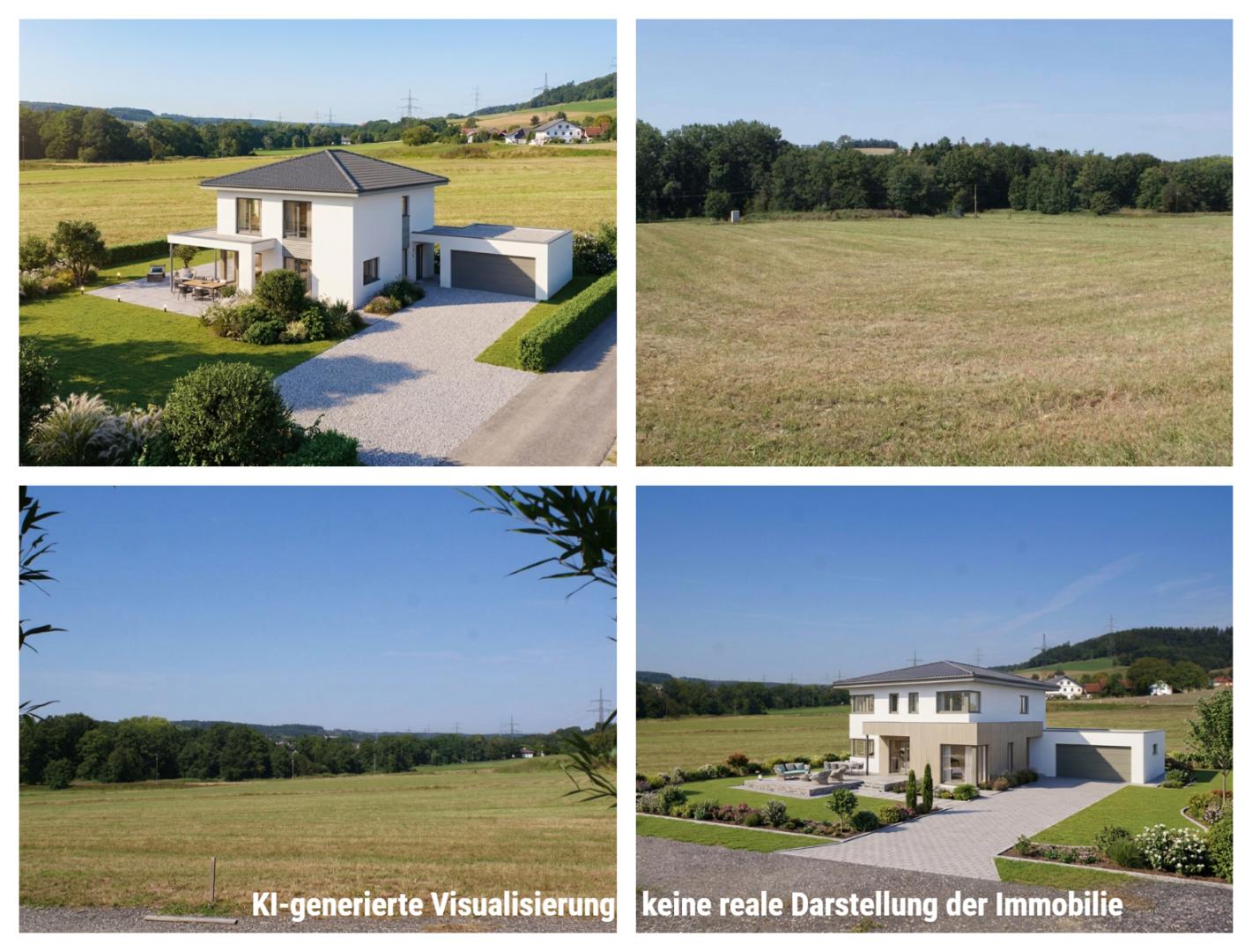 Bezirk Ried im Innkreis/Wippenham - Schönes Musterhaus in Holzriegelbauweise mit Grundstück - Musterhaus
