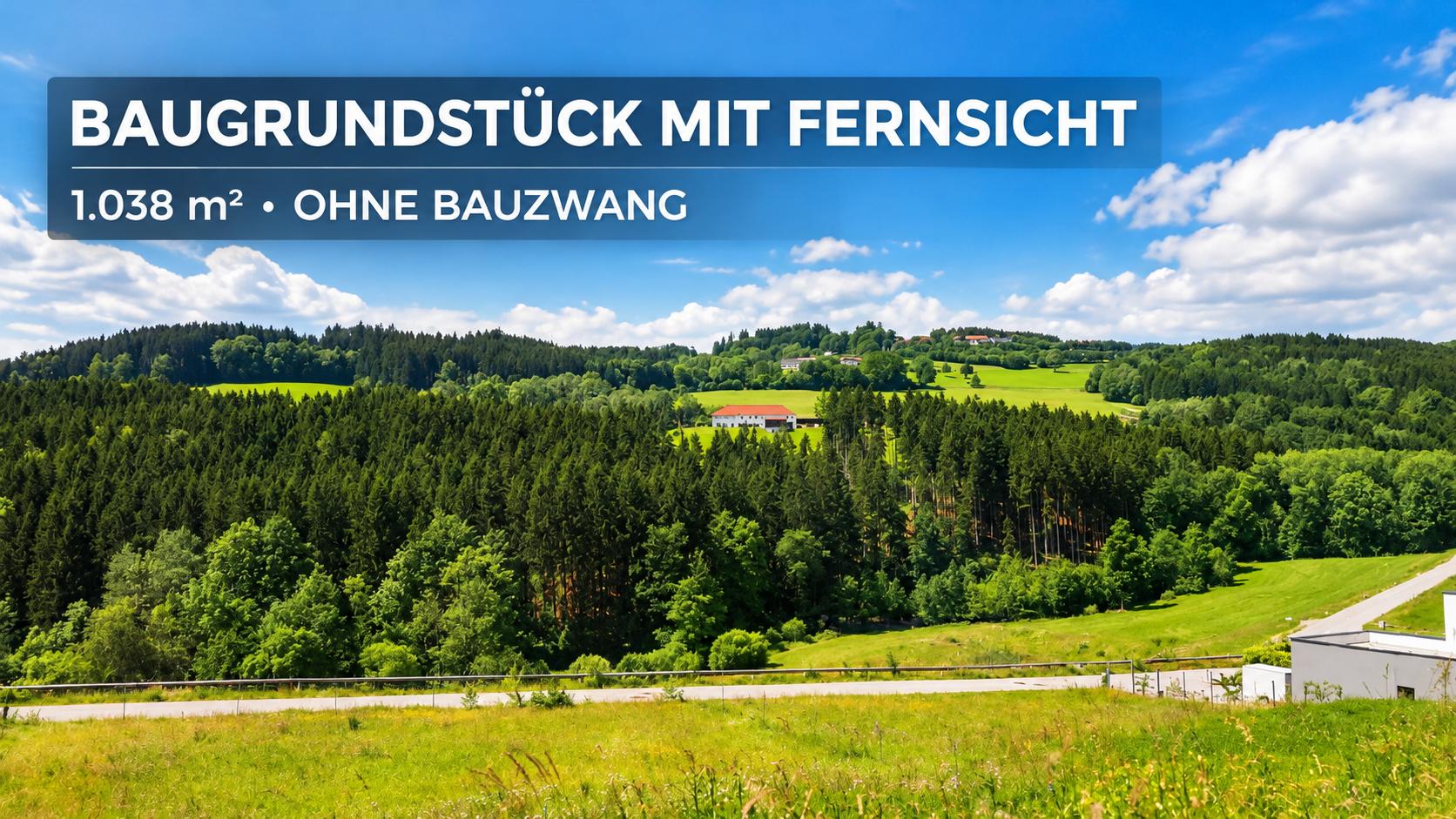 Randlage Haibach/Reichenau im Mühlkreis-Schönes Grundstück ohne Bauverpflichtung - Baugrundstück mit Fernsicht