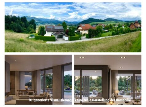 Nahe Klagenfurt/Sankt Veit an der Glan – Schönes Musterhaus in Holzriegelbauweise mit Grundstück, 9300 St. Veit an der Glan, Wohngrundstück
