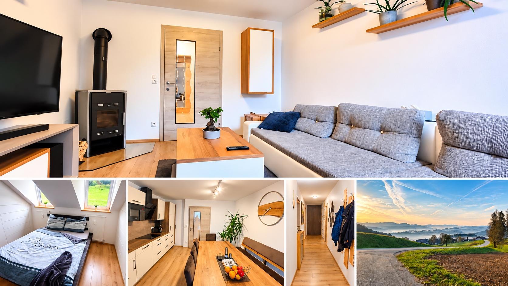Randlage Rohrbach-Berg - Schöne Wohnung mit 2 Badezimmer, Gemeinschaftsgarten und Parkplatz - Wohnung