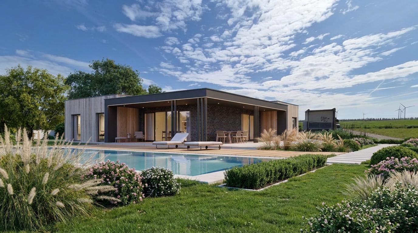 Gänserndorf Süd - Schöner Bungalow in Holzriegelbauweise mit Grundstück - B3