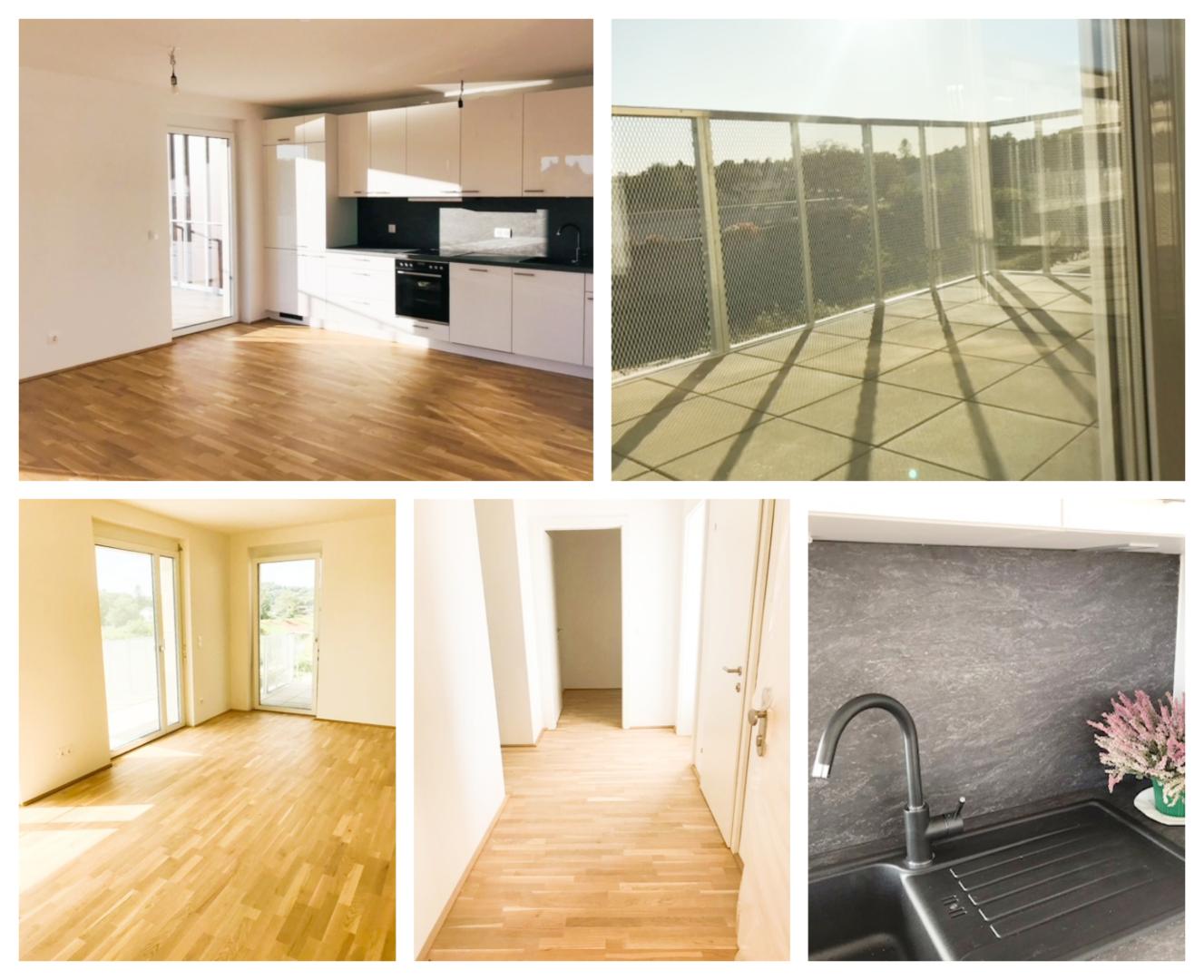 Bieterverfahren – Judenau – Schöne Wohnung mit 2 Balkone, Parkplatz und Tiefgaragenplatz - Wohnung
