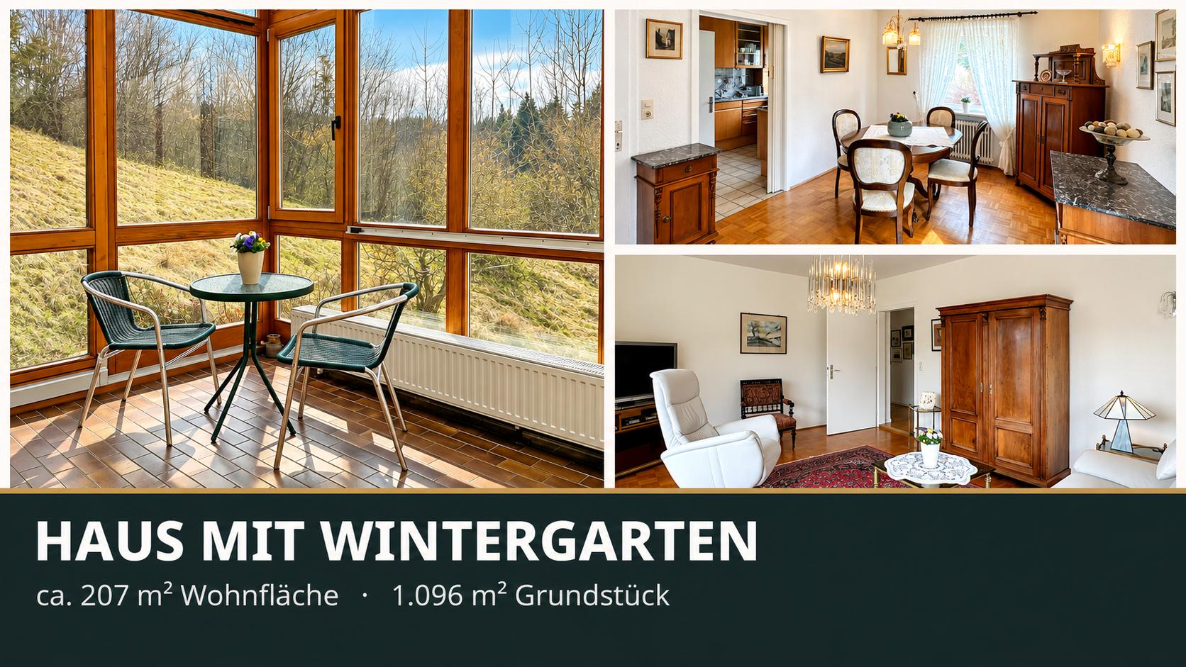 Saming/Randlage Passau–Schönes Haus mit Wintergarten, Balkon und Garagenplatz - Haus